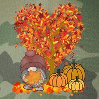Gnome Fall Autumn Heart Cute Legacy Tie Dye Trucker Hat