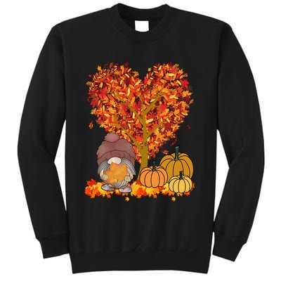 Gnome Fall Autumn Heart Cute Sweatshirt