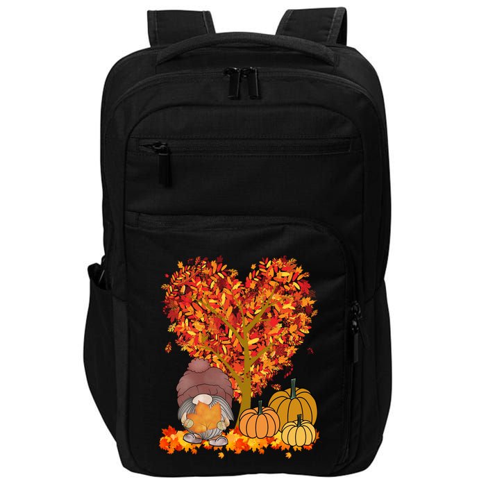 Gnome Fall Autumn Heart Cute Impact Tech Backpack