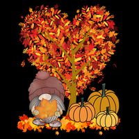 Gnome Fall Autumn Heart Cute Impact Tech Backpack