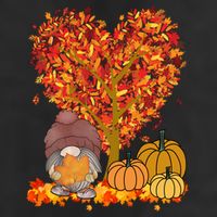 Gnome Fall Autumn Heart Cute Adult Drive Performance Visor