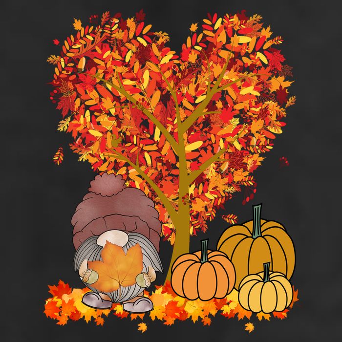 Gnome Fall Autumn Heart Cute Hat
