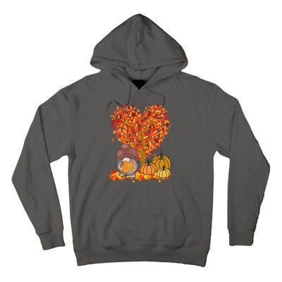Gnome Fall Autumn Heart Cute Tall Hoodie