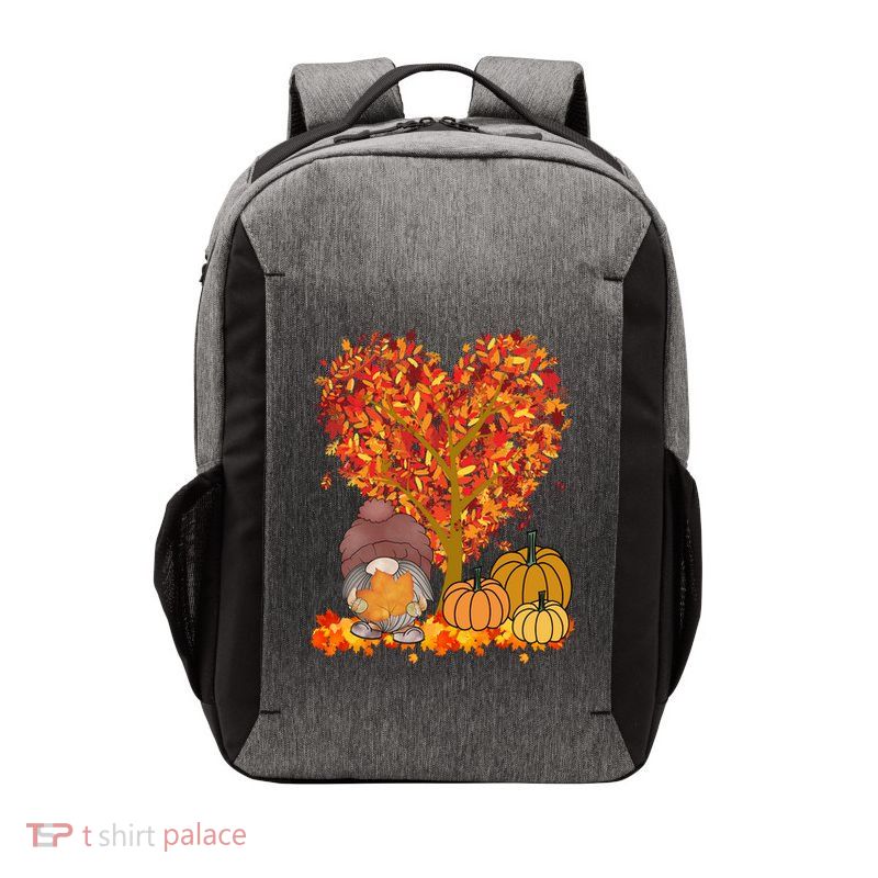 Gnome Fall Autumn Heart Cute Vector Backpack