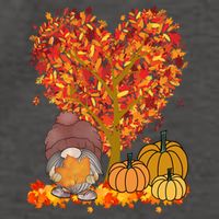 Gnome Fall Autumn Heart Cute Vector Backpack