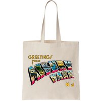Greetings From Asbury Park NJ 70s Rock Music Retro Bag