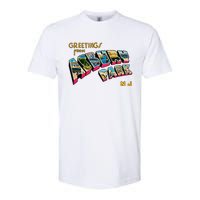 Greetings From Asbury Park NJ 70s Rock Music Retro Softstyle CVC T-Shirt