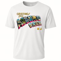 Greetings From Asbury Park NJ 70s Rock Music Retro Performance Shirt