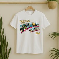Greetings From Asbury Park NJ 70s Rock Music Retro T-Shirt