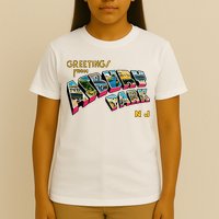 Greetings From Asbury Park NJ 70s Rock Music Retro T-Shirt