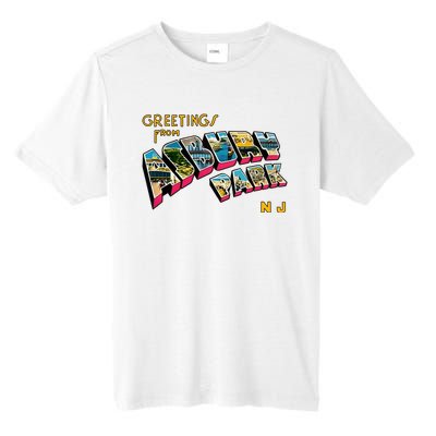 Greetings From Asbury Park NJ 70s Rock Music Retro Tall Fusion ChromaSoft Performance T-Shirt