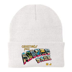 Greetings From Asbury Park NJ 70s Rock Music Retro Knit Cap Winter Beanie