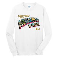 Greetings From Asbury Park NJ 70s Rock Music Retro Tall Long Sleeve T-Shirt