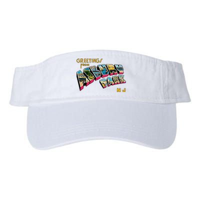 Greetings From Asbury Park NJ 70s Rock Music Retro Visor