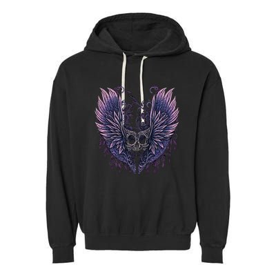 Goth Fairycore Aesthetic Gothic Fairy Aesthetic Garment-Dyed Fleece Hoodie