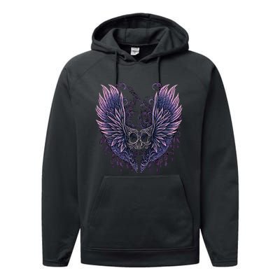 Goth Fairycore Aesthetic Gothic Fairy Aesthetic Performance Fleece Hoodie