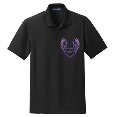 Goth Fairycore Aesthetic Gothic Fairy Aesthetic Dry Zone Grid Polo