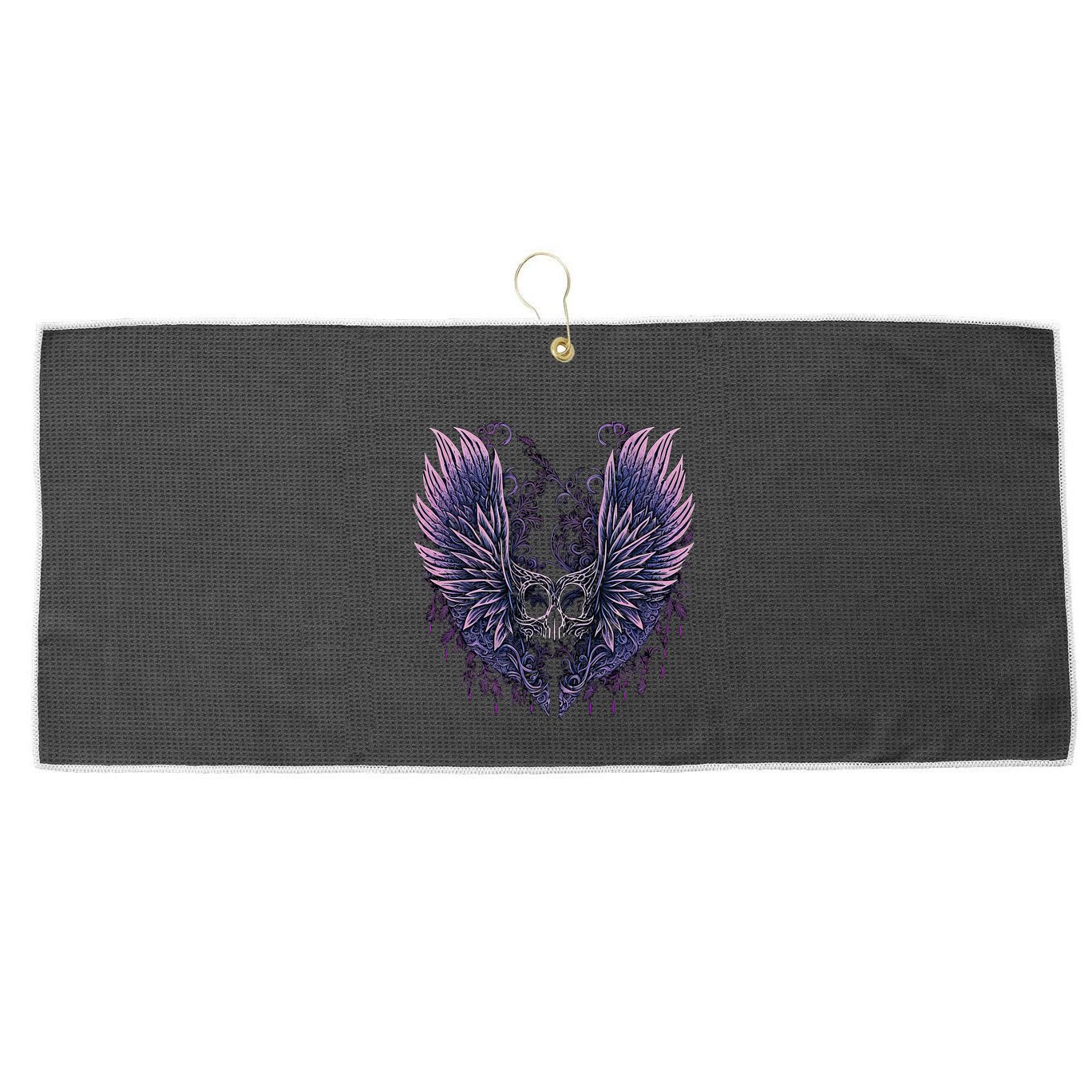 Goth Fairycore Aesthetic Gothic Fairy Aesthetic Large Microfiber Waffle Golf Towel