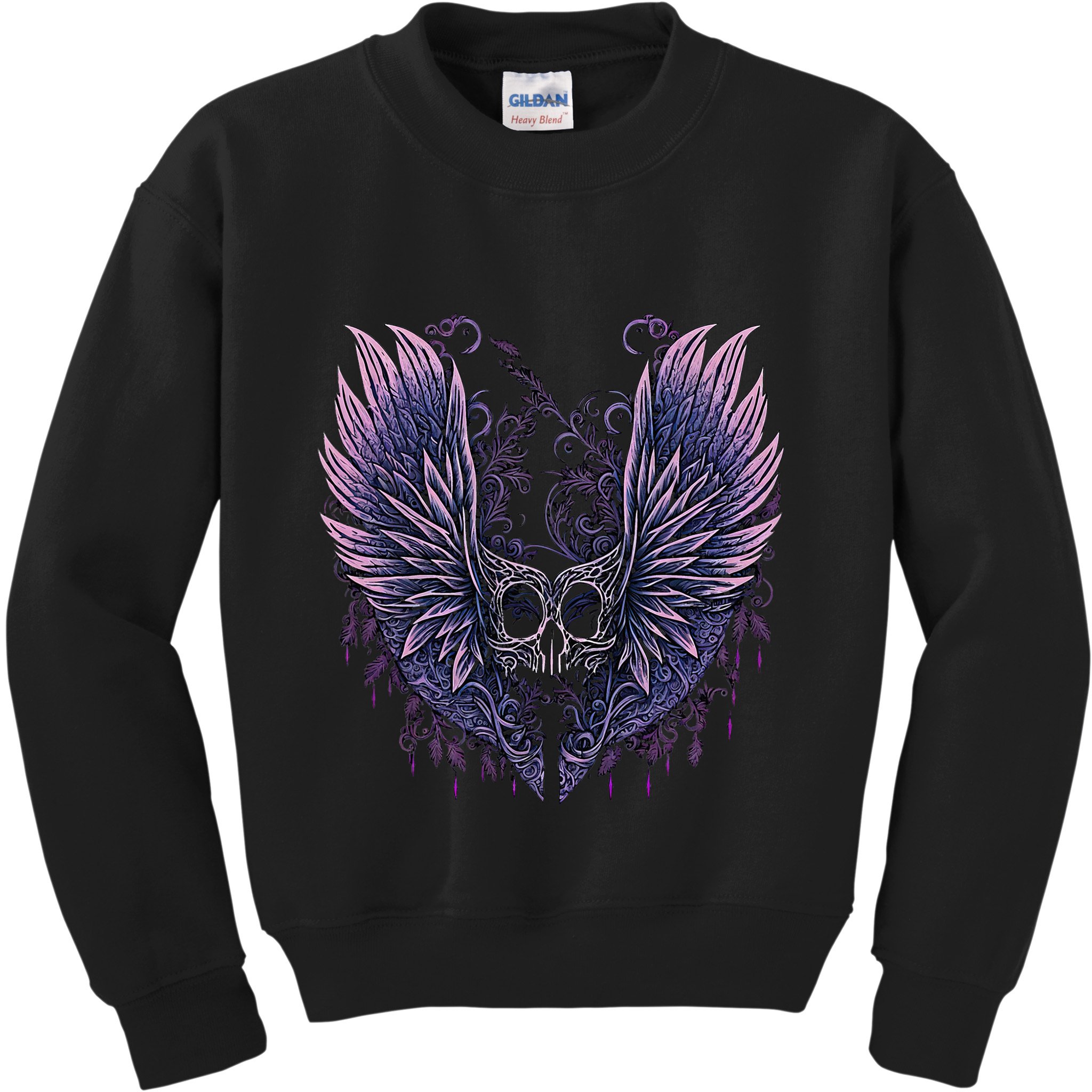 Goth Fairycore Aesthetic Gothic Fairy Aesthetic Kids Sweatshirt