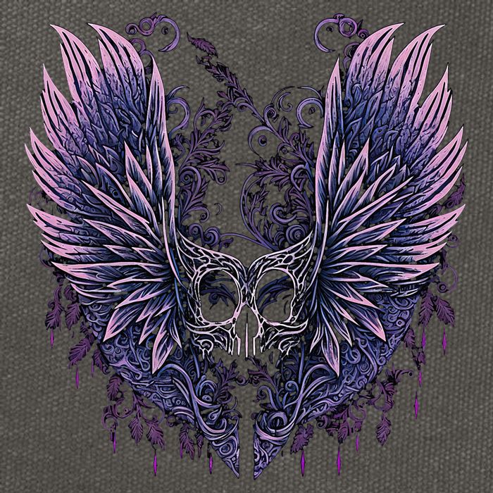 Goth Fairycore Aesthetic Gothic Fairy Aesthetic Cotton Canvas Backpack