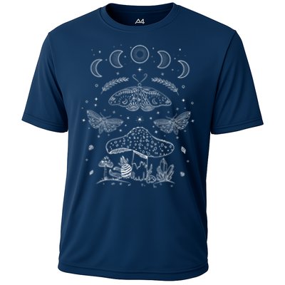 Grunge Fairycore Aesthetic Cottagecore Butterfly Mushroom Performance Shirt