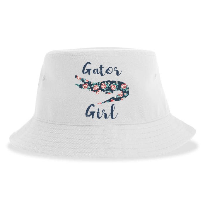 Gator Funny Alligator Gifts for Crocodile Sustainable Bucket Hat