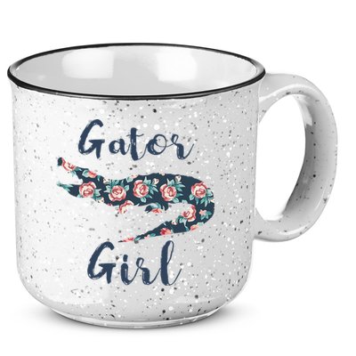 Gator Funny Alligator Gifts for Crocodile 15oz Campfire Ceramic Mug