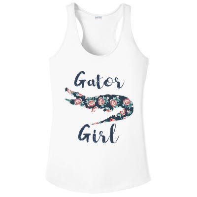 Gator Funny Alligator Gifts for Crocodile Ladies PosiCharge Competitor Racerback Tank