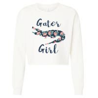 Gator Funny Alligator Gifts for Crocodile Cropped Pullover Crew