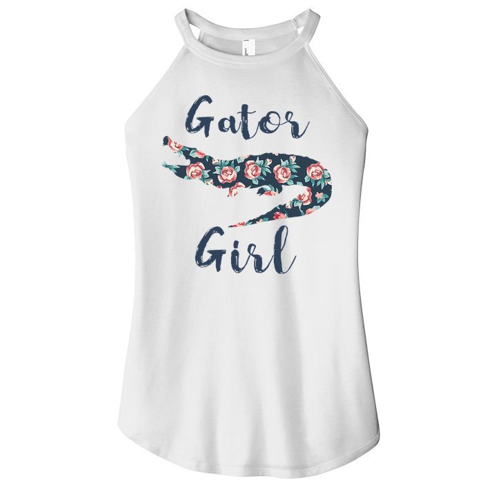 Gator Funny Alligator Gifts for Crocodile Women's Perfect Tri Rocker Tank