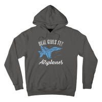 Girl Fly Airplanes Funny Aviation Future Pilot Jet Lovers Tall Hoodie