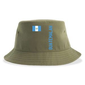 Guatemalan Flag And Guatemala Roots Gift Sustainable Bucket Hat