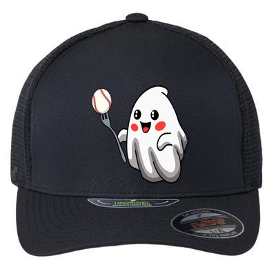 Ghost Forkball Baseball Pitch Fork Ball Strikeout Pitcher Flexfit Unipanel Trucker Cap