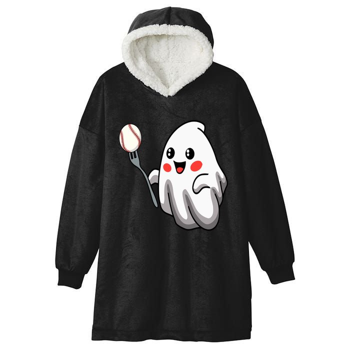 Ghost Forkball Baseball Pitch Fork Ball Strikeout Pitcher Hooded Wearable Blanket