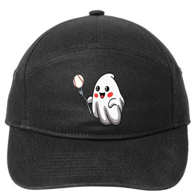Ghost Forkball Baseball Pitch Fork Ball Strikeout Pitcher 7-Panel Snapback Hat
