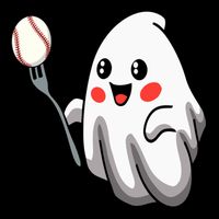Ghost Forkball Baseball Pitch Fork Ball Strikeout Pitcher 16 in Basic Backpack