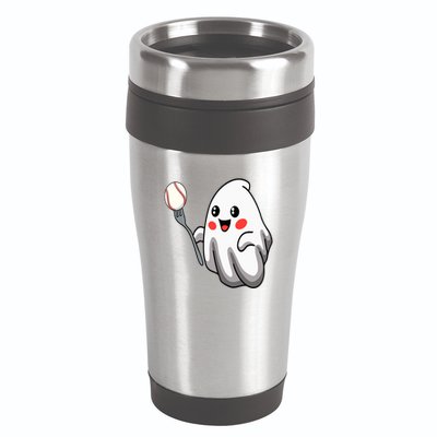 Ghost Forkball Baseball Pitch Fork Ball Strikeout Pitcher 16oz Travel Tumbler