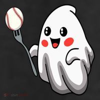 Ghost Forkball Baseball Pitch Fork Ball Strikeout Pitcher 25L Jumbo Tote