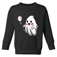 Ghost Forkball Baseball Pitch Fork Ball Strikeout Pitcher Toddler Sweatshirt