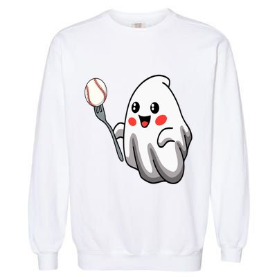 Ghost Forkball Baseball Pitch Fork Ball Strikeout Pitcher Garment-Dyed Sweatshirt