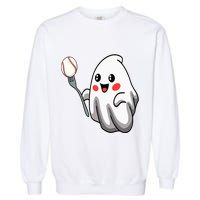 Ghost Forkball Baseball Pitch Fork Ball Strikeout Pitcher Garment-Dyed Sweatshirt