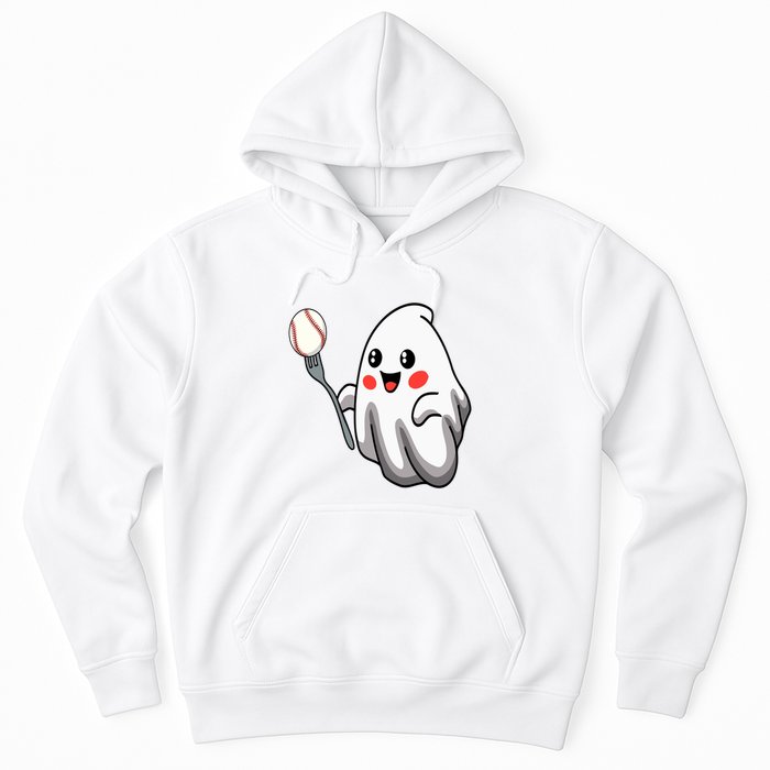 Ghost Forkball Baseball Pitch Fork Ball Strikeout Pitcher Hoodie
