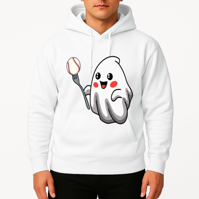 Ghost Forkball Baseball Pitch Fork Ball Strikeout Pitcher Hoodie