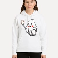 Ghost Forkball Baseball Pitch Fork Ball Strikeout Pitcher Hoodie