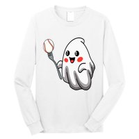 Ghost Forkball Baseball Pitch Fork Ball Strikeout Pitcher Long Sleeve Shirt