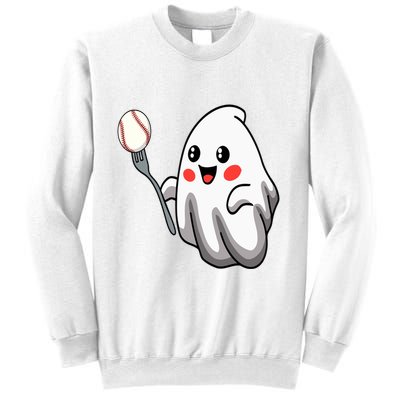 Ghost Forkball Baseball Pitch Fork Ball Strikeout Pitcher Sweatshirt
