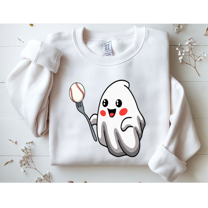 Ghost Forkball Baseball Pitch Fork Ball Strikeout Pitcher Sweatshirt
