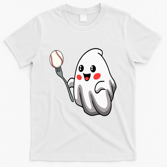 Ghost Forkball Baseball Pitch Fork Ball Strikeout Pitcher T-Shirt