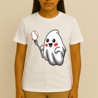 Ghost Forkball Baseball Pitch Fork Ball Strikeout Pitcher T-Shirt