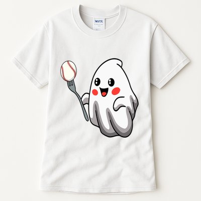 Ghost Forkball Baseball Pitch Fork Ball Strikeout Pitcher Tall T-Shirt